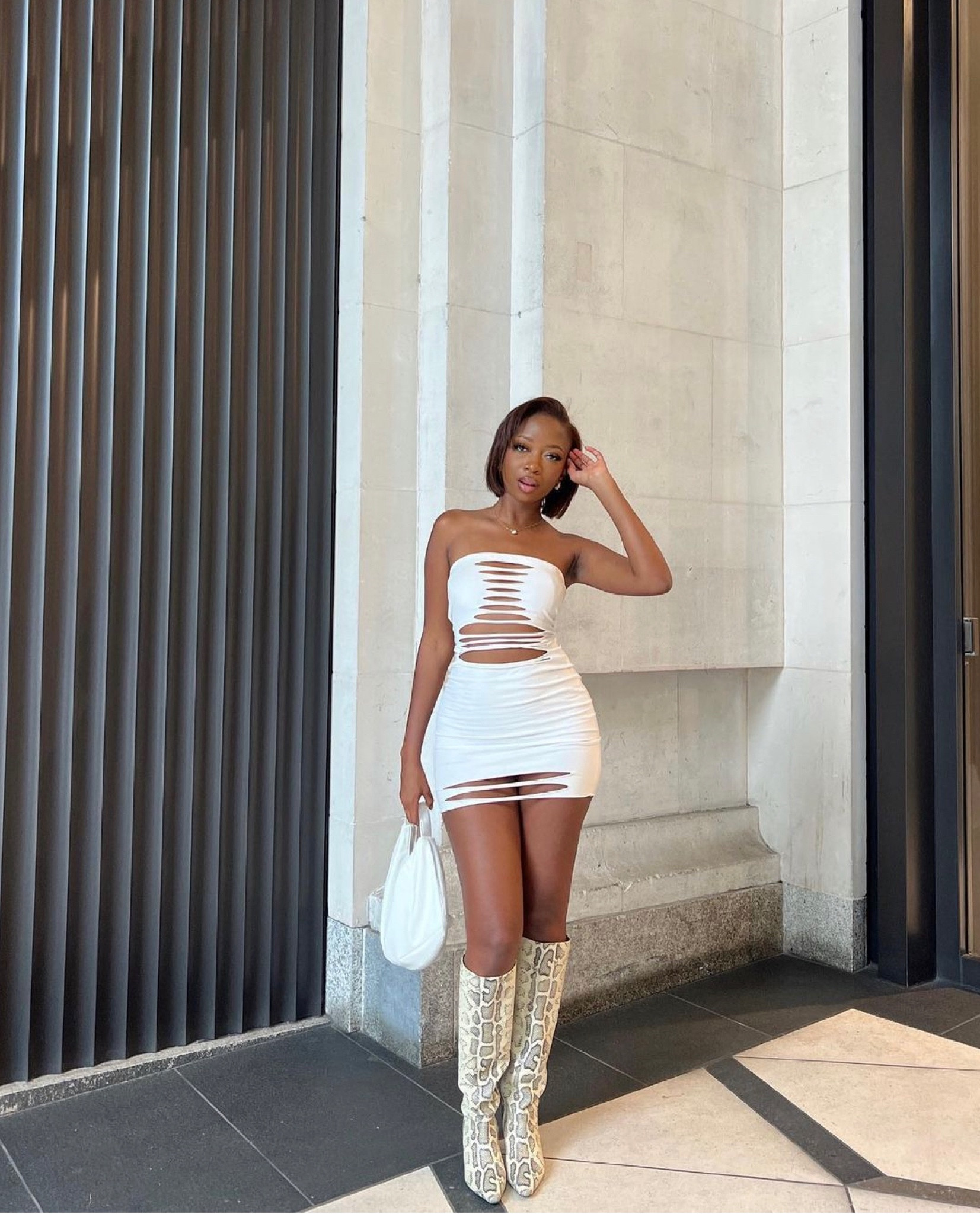 Strapless Cut Out Detail Mini … curated on LTK