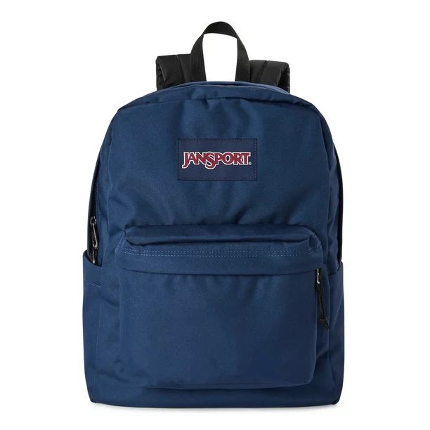 JanSport Unisex SuperBreak Backpack School Bag Navy Blue | Walmart (US)