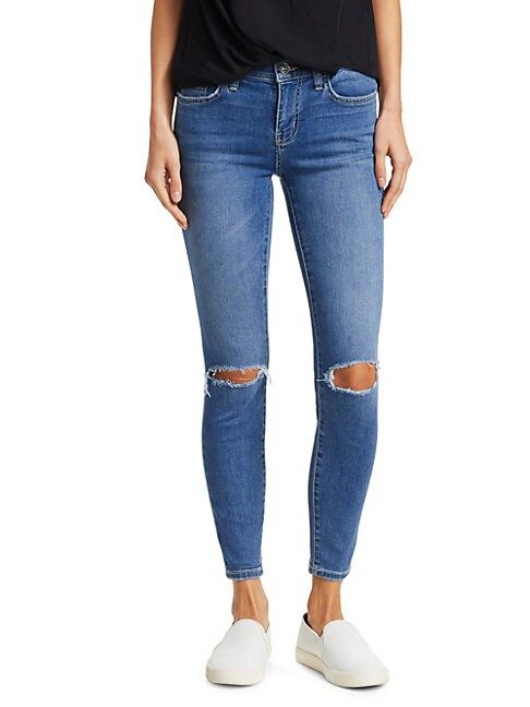 The Stiletto Distressed Ankle Jeans | Saks Fifth Avenue OFF 5TH (Pmt risk)