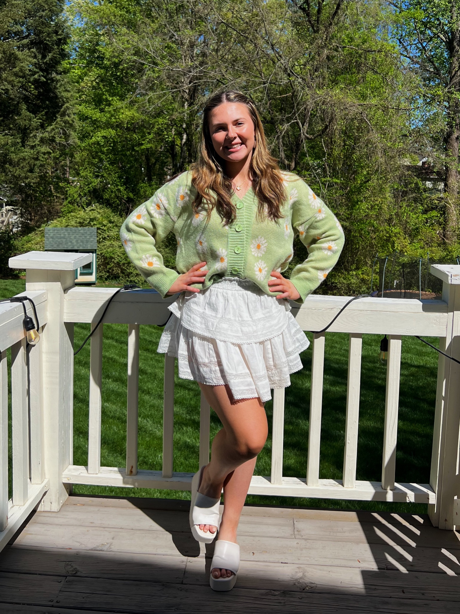 It finally feels like spring!! Love this sweater from Amazon and this white skirt is a closet staple. I wear it all the time in the spring and summer! 

#LTKSeasonal #LTKstyletip
