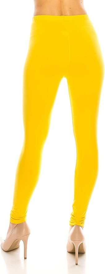 RENESEILLE Women’s Workout Yoga Leggings – High Waisted Casual Stretch Elastic Waist Lightwei... | Amazon (US)