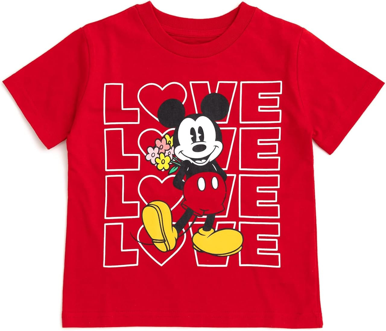 Disney Mickey Mouse T-Shirt Toddler to Big Kid - Valentine's Day, St. Patrick's Day, July 4th, Ch... | Amazon (US)