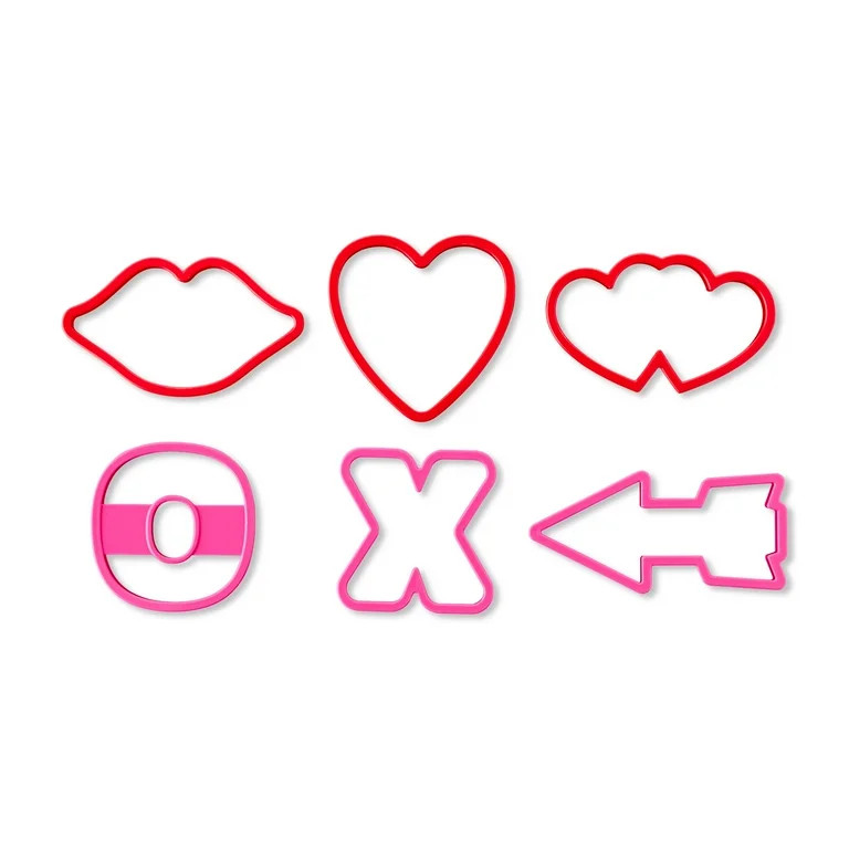 Cookie Cutters, 6 Count, Valentine's Day by Way To Celebrate | Walmart (US)