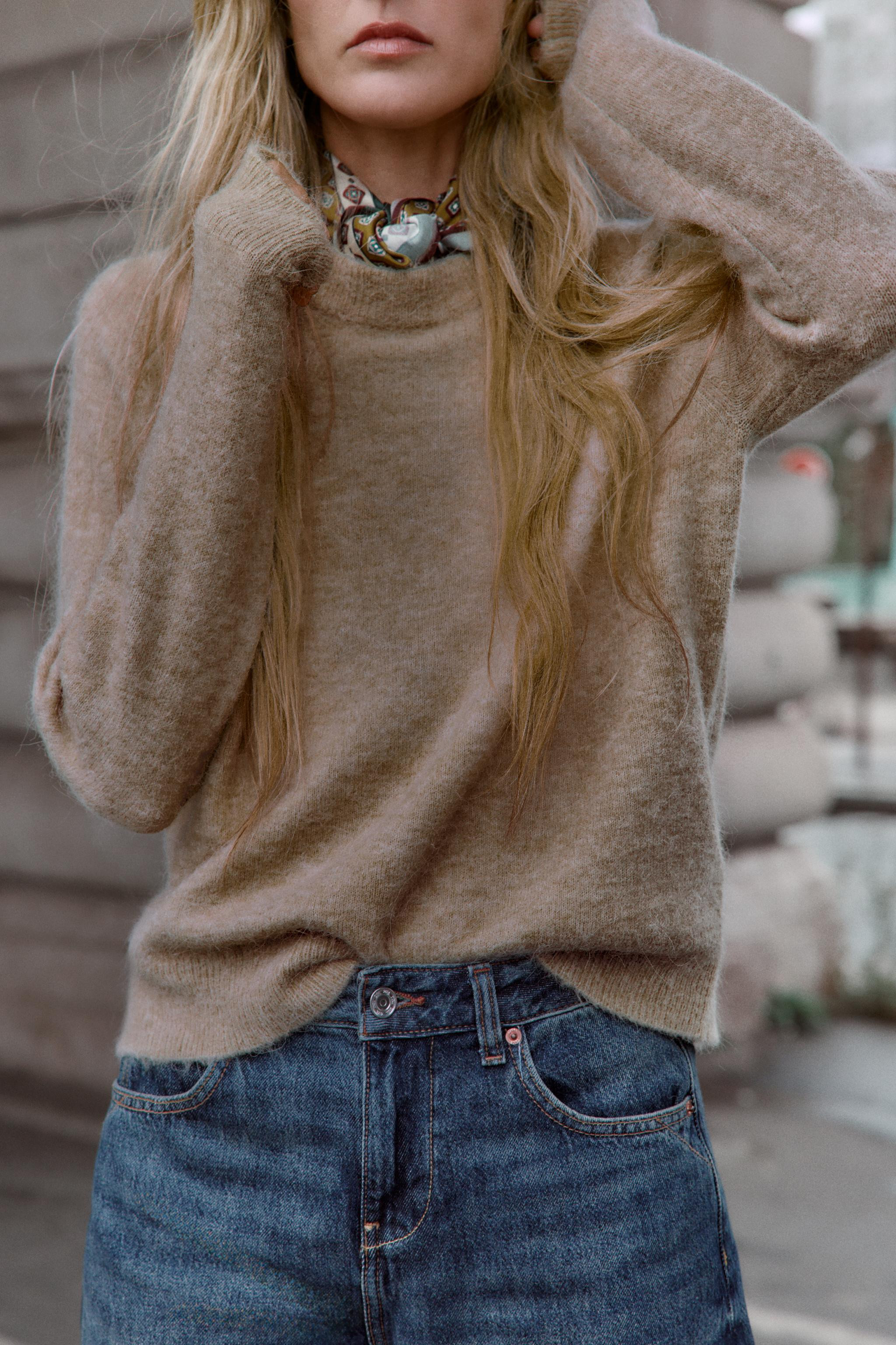 WOOL AND ALPACA SWEATER | Zara US