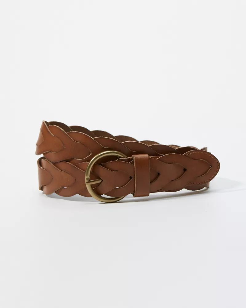 Braided Leather Belt | Abercrombie & Fitch US & UK