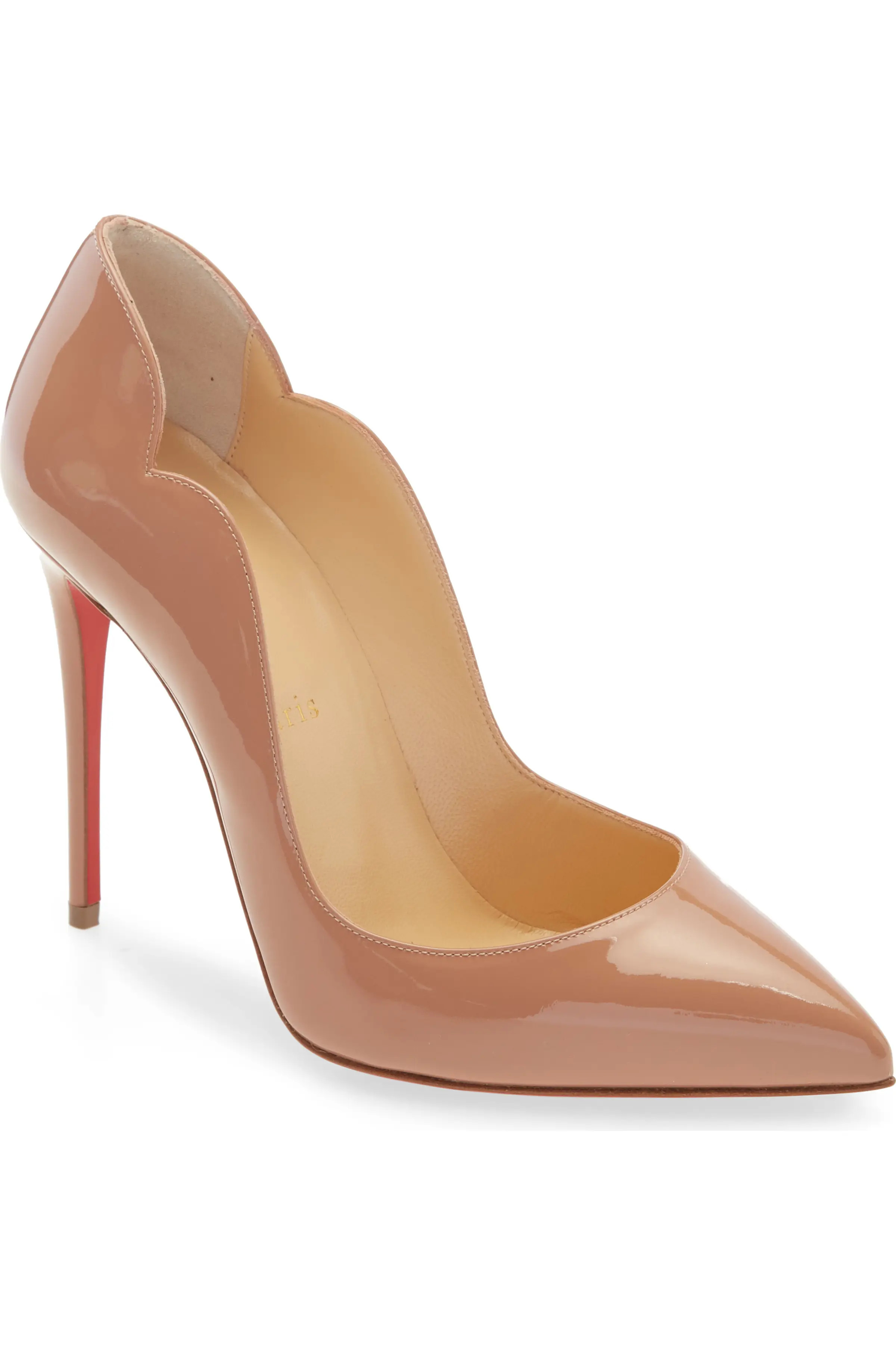 Christian Louboutin Hot Chick Scallop Pointed Toe Pump (Women) | Nordstrom | Nordstrom