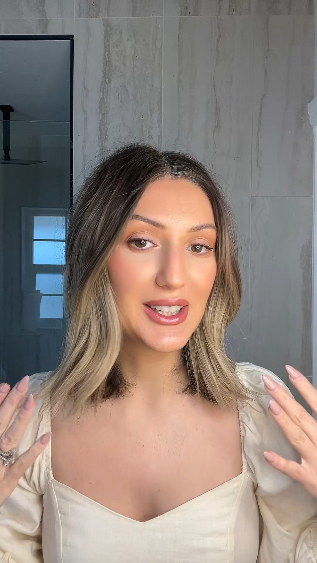 PART 2/2: Using @elaluz to create the nicest glow! Use code LOVE25 for 25% off, including bundles. All made of clean ingredients. Sale ends 2/29  

In order: 
beauty oil 
Stick bronzer - Super Yummy Natural (darker shade), then Yummy Natural (lighter shade), then Superstar Shimmer (cheekbones and body) 
Cali Queen Face Palette - all the essential shades
Liquid bronzer shade superstar shimmer, for a subtle glow on your body 

Loved all of these! Super easy to blend. 

contour 
Beauty 
Wedding guest 
Wedding 
vacation 
Date night 
Spring and summer 
Glowy makeup 
Travel makeup 
#Ad 

#LTKfindsunder50 #LTKbeauty #LTKVideo