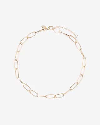 Paperclip Single Chain Necklace | Express