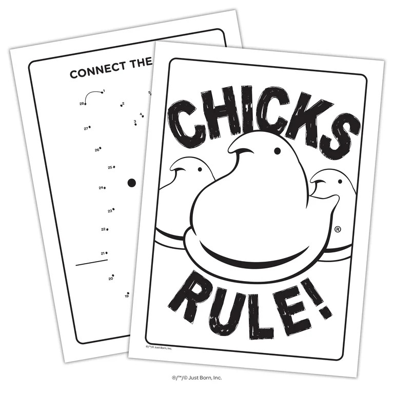 PEEPS 64-Page Easter Coloring and Activity Book by Bendon | Walmart (US)