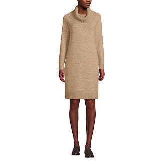 Women's Cozy Lofty Cowl Neck Sweater Dress | Macy's