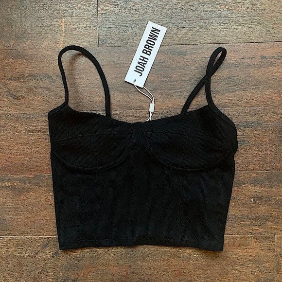 NWT Joah Brown ribbed corset cami | Poshmark