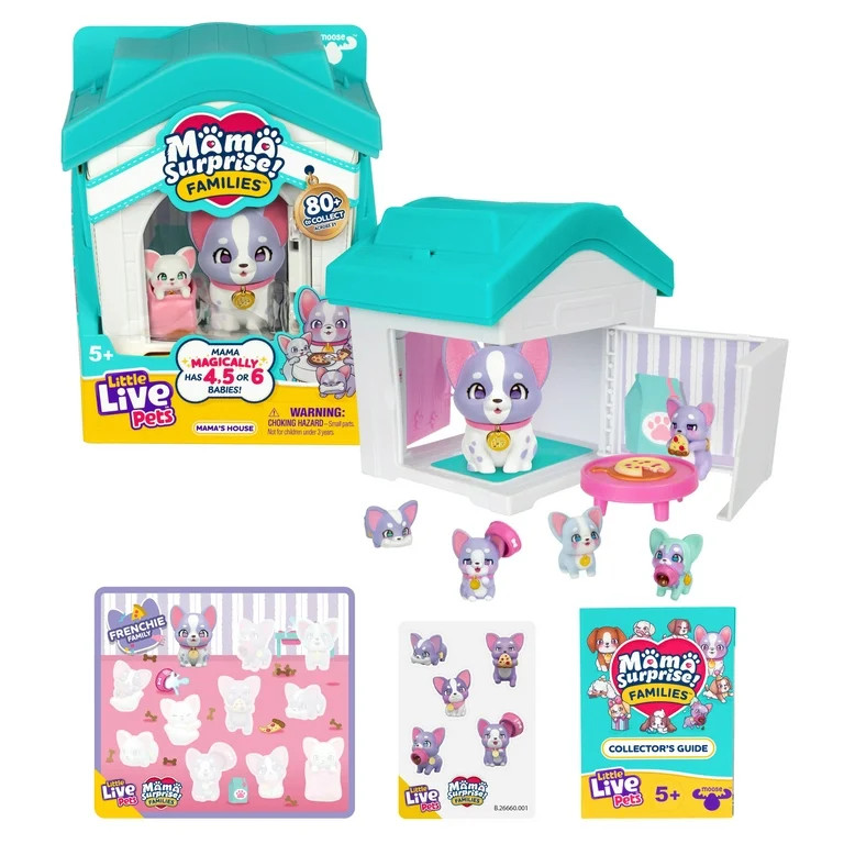 Little Live Pets mama surprise families,  mama's house pack,  over 80 to collect, ages 5+ | Walmart (US)