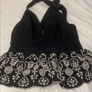 Express cute summer peplum top | Poshmark