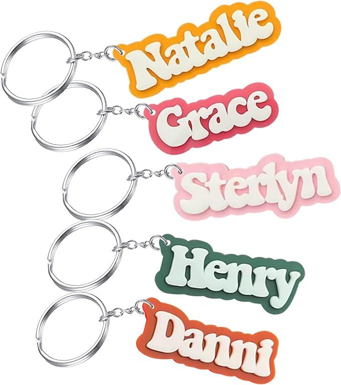 Custom Name Keychain Personalized, 3D Printed Personalized Name Keychains for Car Key, Backpack, ... | Amazon (US)