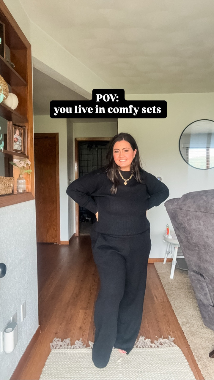 Comfy sets are still are the rage this year. 

Is it your pjs or outfit — no one knows and it’s honestly no one’s business! 😉