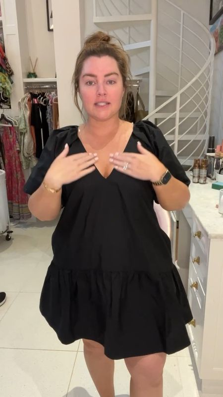 Easy black dress from target 

#LTKVideo #LTKfindsunder50 #LTKworkwear