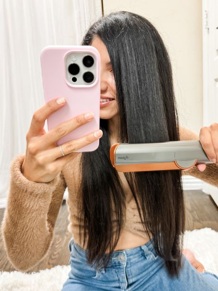 You guys I’m actually extremely surprised at how well this Dyson Airstrait works! I kept hearing mixed reviews! 
For reference I have really fine, frizzy, unmanageable curly hair  and look how pin straight and shiny my hair looks! 😍✨

#LTKCyberWeek #LTKGiftGuide #LTKHoliday