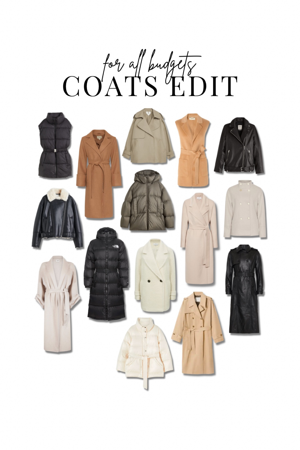 Fave coats this season for all budgets - under £100, £300 & £500! 

#LTKeurope #LTKSeasonal #LTKstyletip