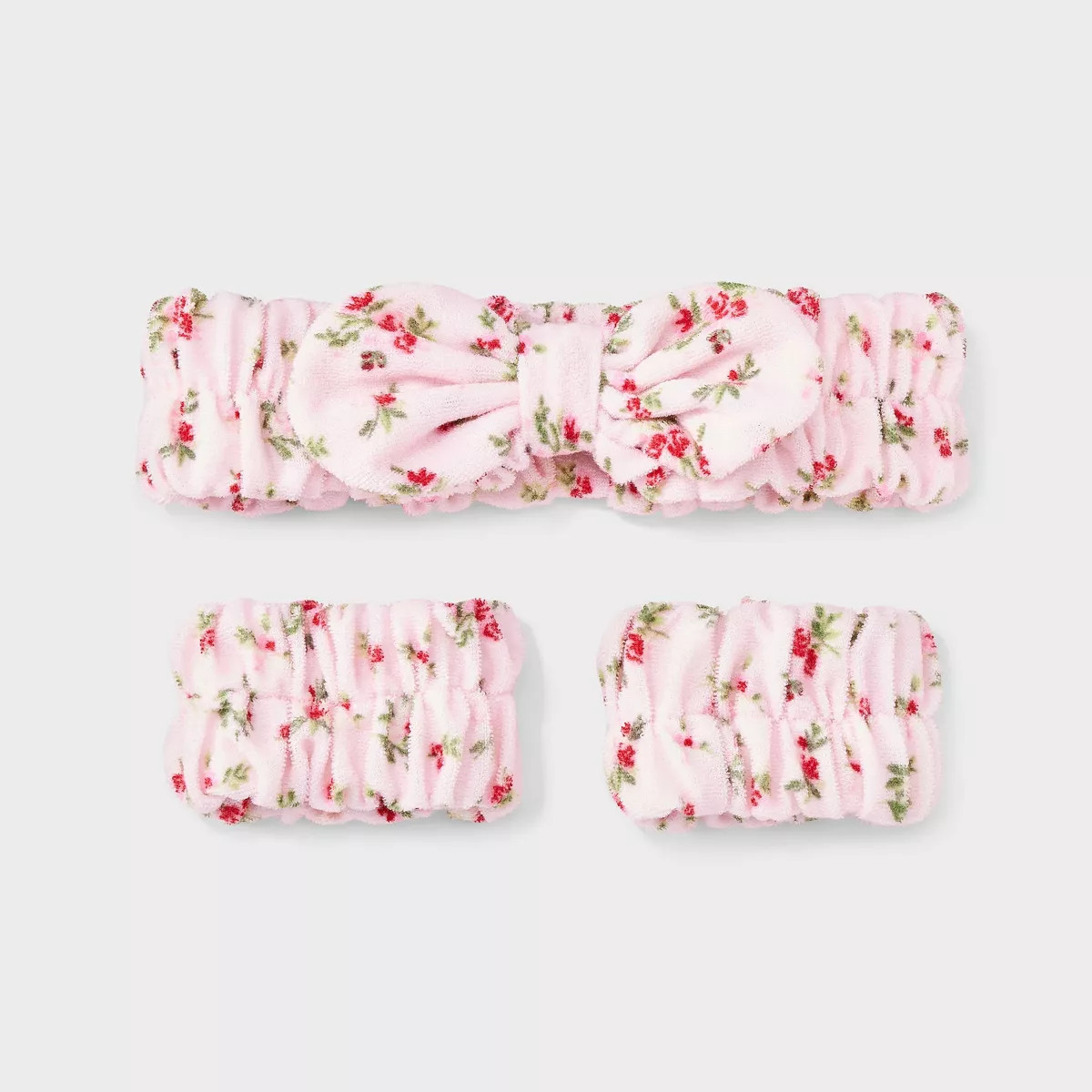 Hair Headwrap with Cuffs Set 3pc - Wild Fable™ Pink Floral | Target