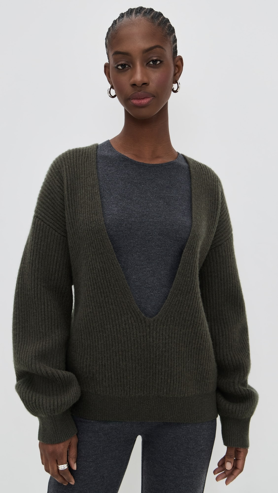 Deep V Neck Sweater | Shopbop
