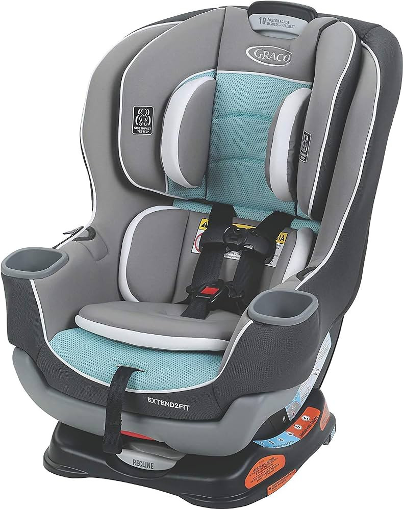 Graco Extend2Fit Convertible Car Seat, Spire, Safe and Comfortable Ride Designed for Growing Chil... | Amazon (US)