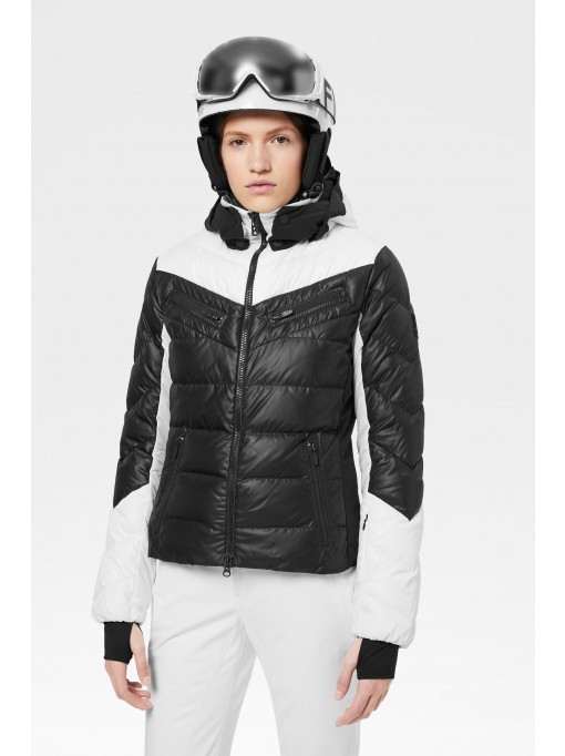 Bogner Fire + Ice Farina Down ski jacket in Black/White for Women | BOGNER | Bogner (DE)