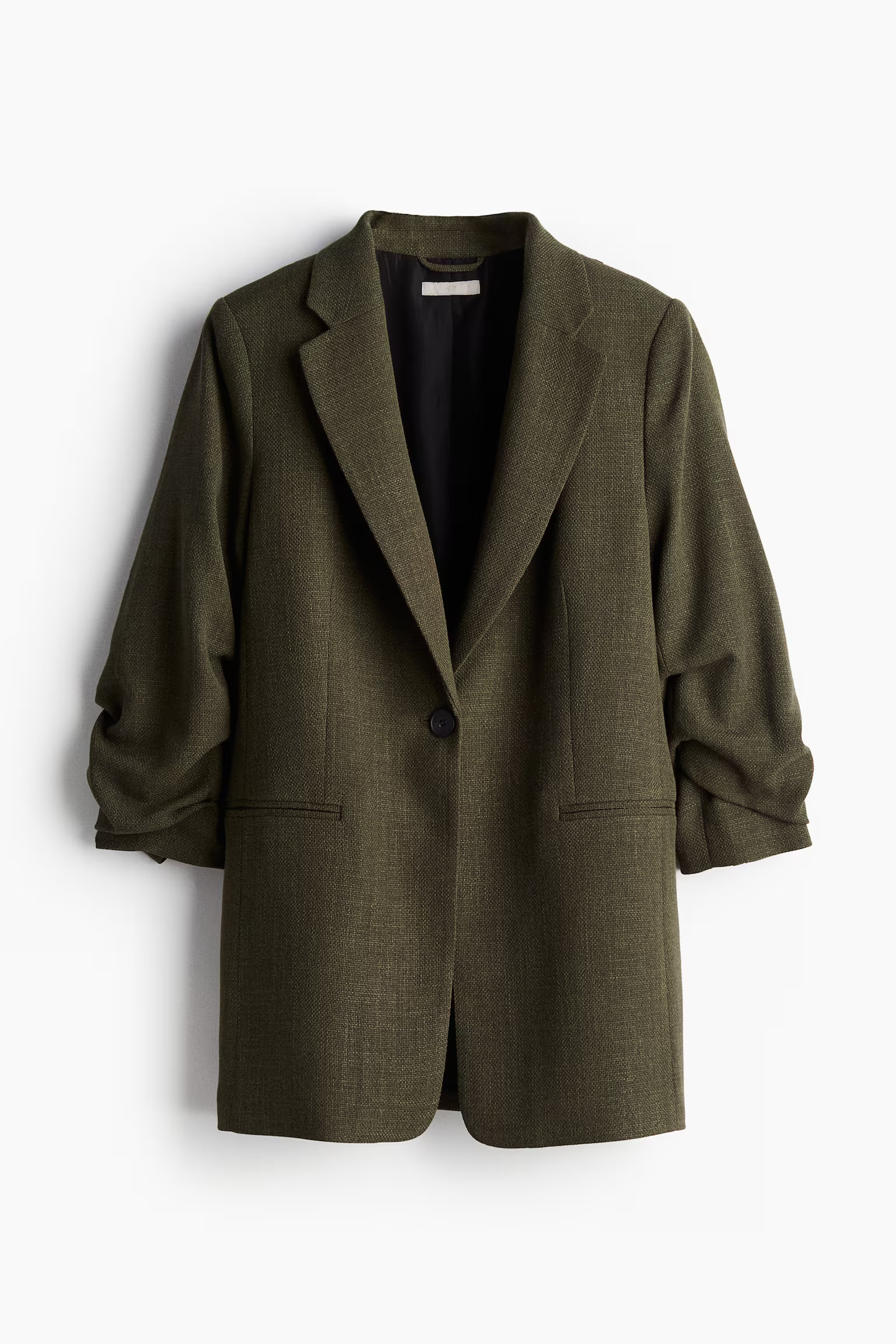 Gathered-Sleeve Jacket | H&M (US + CA)
