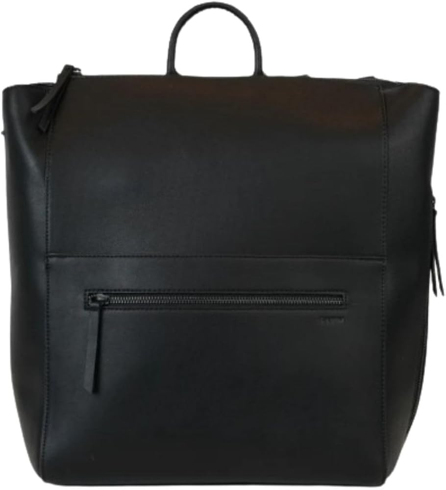FAWN DESIGN Diaper Bag, Square Faux Leather Diaper Bag Backpack, Adjustable Detachable Straps, 12... | Amazon (US)