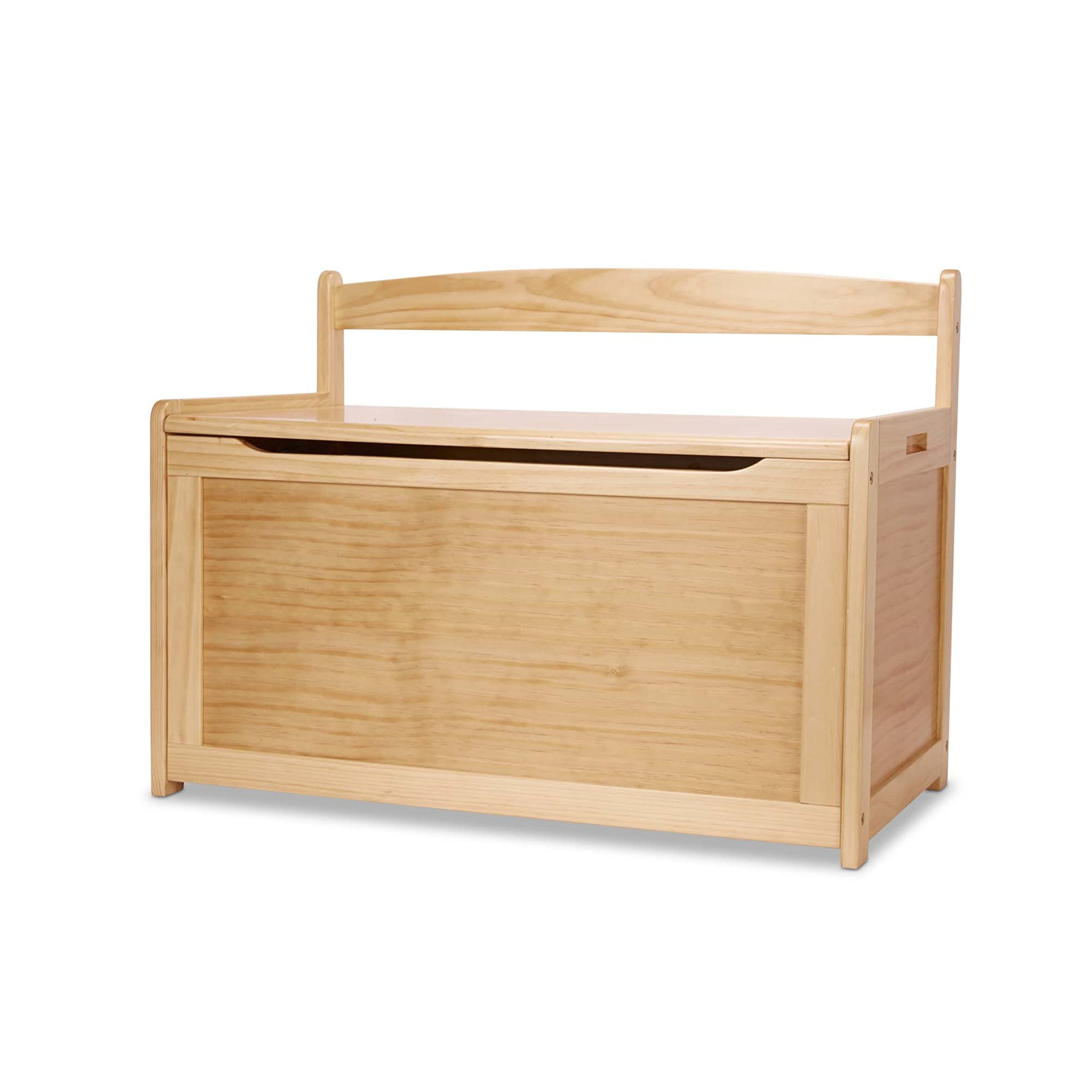 Melissa & Doug Toy Chest, Wooden Toy Storage Box with Safety-Hinged Lid, Kids Toys Storage Organi... | Amazon (US)