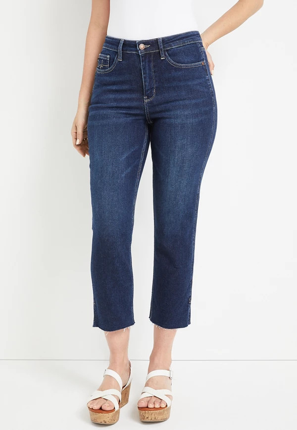 Judy Blue® High Rise Straight Cropped Jean | Maurices