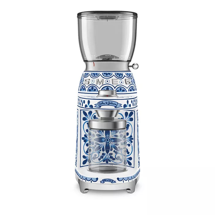 Smeg Dolce & Gabbana 50's Retro Style Aesthetic Blu Mediterraneo Coffee Grinder Back to results -... | Bloomingdale's (US)