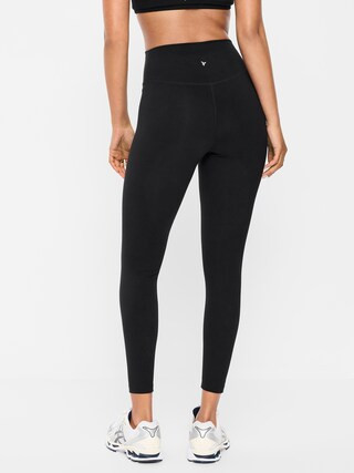High-Waisted PowerChill 7/8 Cotton Leggings | Old Navy (US)