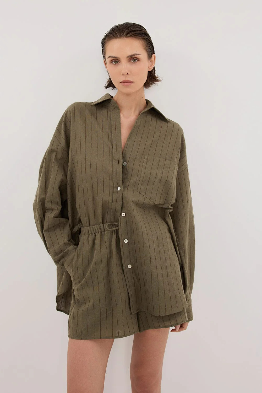 OLLIE MOSS STRIPE SHIRT | DISSH