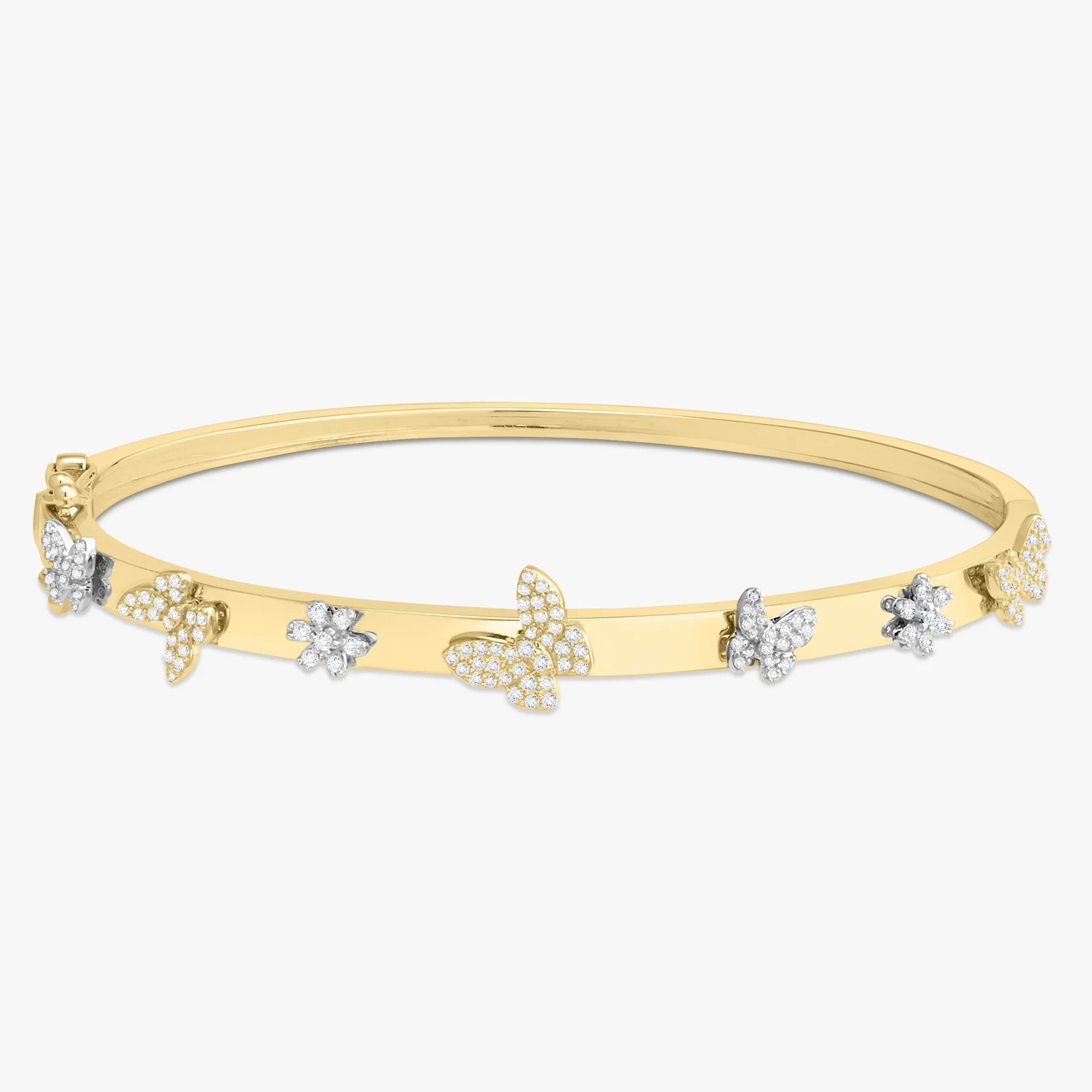 Elara Butterfly Bangle Bracelet | RW Fine Jewelry