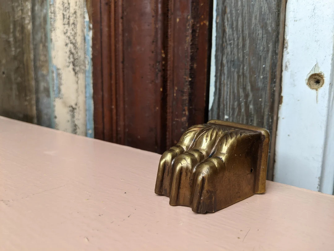 Claw Foot Toe Cap, Stamped Brass, New Old Stock - Etsy | Etsy (US)