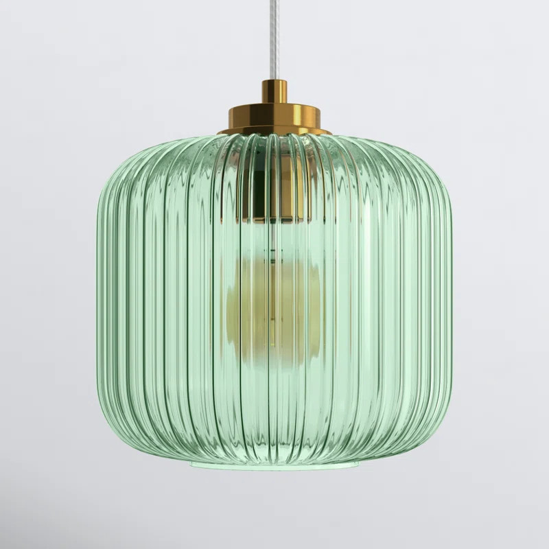 Gracieleigh 1 - Light Brushed Gold Single Pendant | Wayfair North America