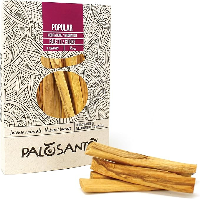 PALOSANTO - Palo Santo Batons Popular Ayabaca - 8 Batons - Qualité Supérieure du Pérou - Encen... | Amazon (FR)