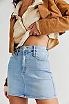 MOTHER High-Waisted Smokin' Double Micro Skirt | Free People (Global - UK&FR Excluded)
