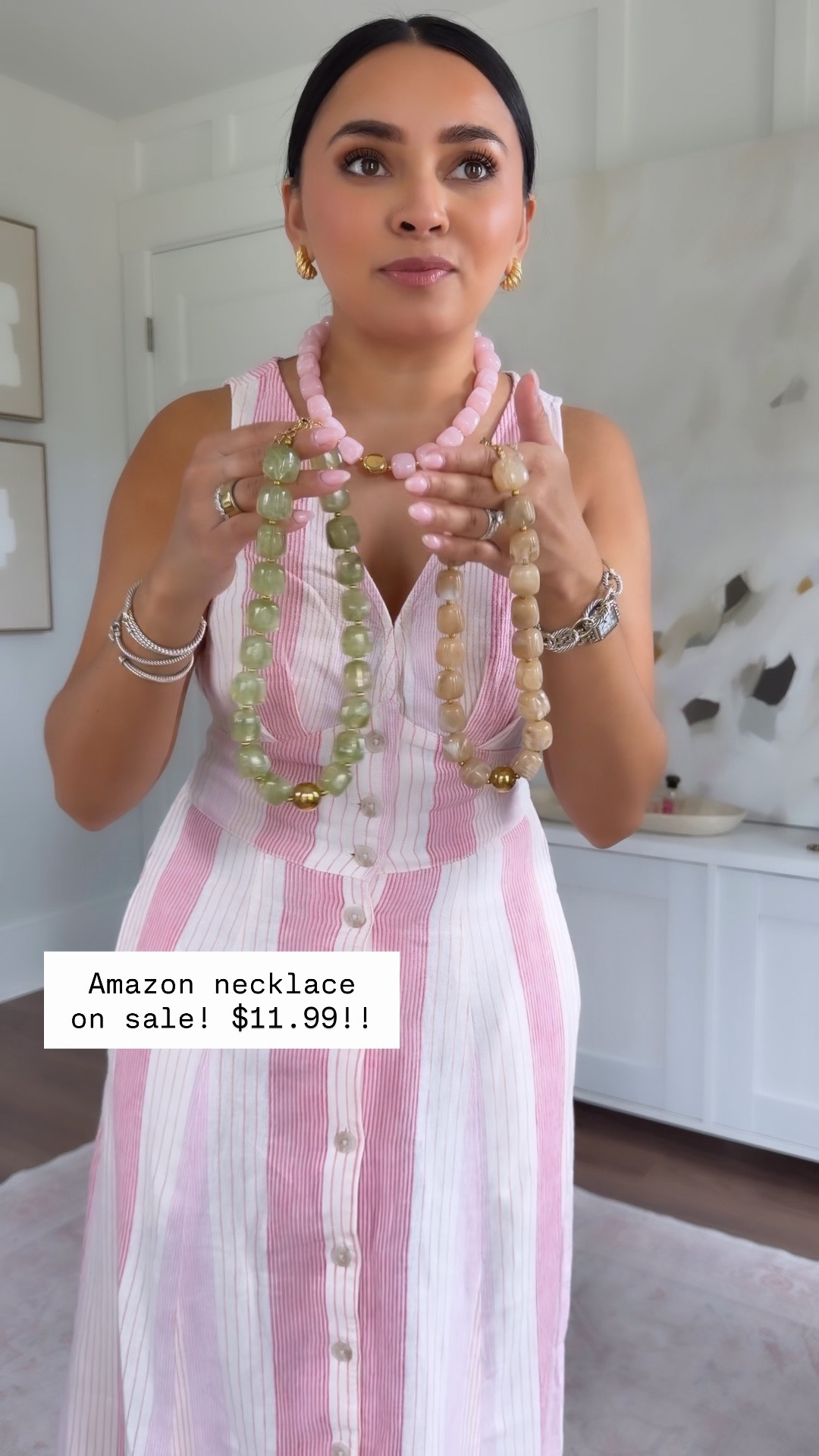 Amazon jewelry! 
My favorite necklaces are on sale!
Dress size xs TTS

#LTKootd #LTKSaleAlert #LTKgrwm