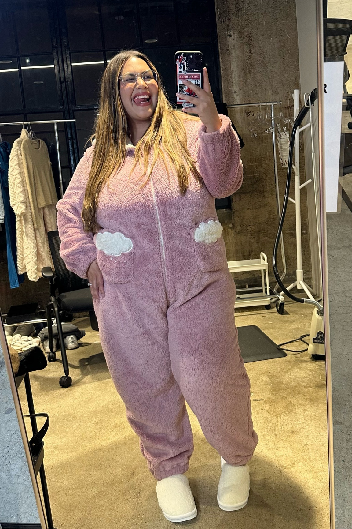 FUZZY & WARM ONESIES ALL WINTER LONG! 

#LTKmidsize #LTKSeasonal #LTKplussize