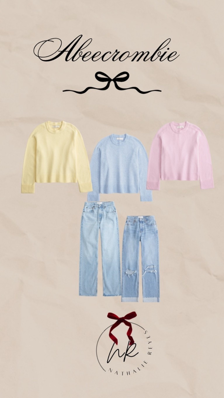 Abercrombie New Arrivals ✨🩵 #abercrombie #denim #abercrombiejeans #spring2026

#LTKmomlife #LTKGiftGuide