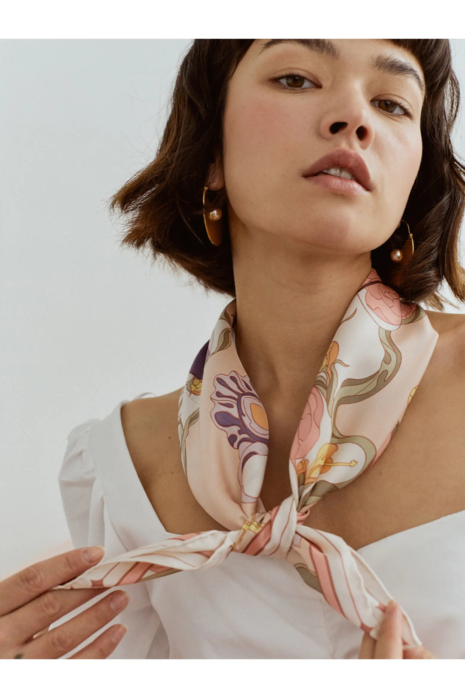 Lost Pattern The Dreamer Bandana Silk Scarf (Women) | Nordstrom | Nordstrom