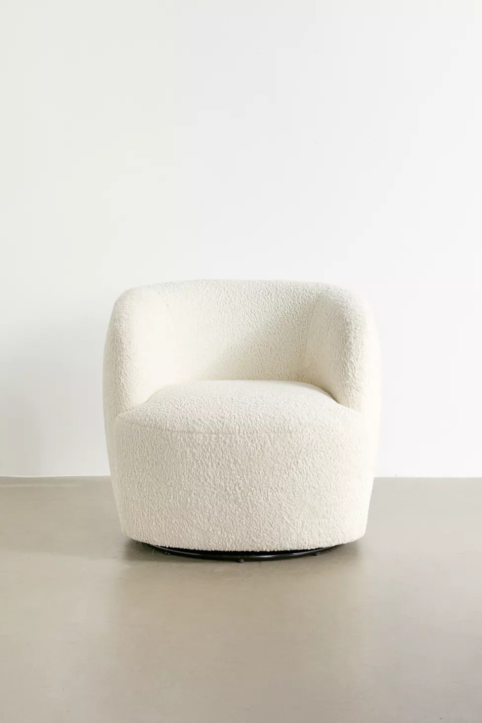 Dover Faux Sheepskin Swivel Chair | Urban Outfitters (US and RoW)