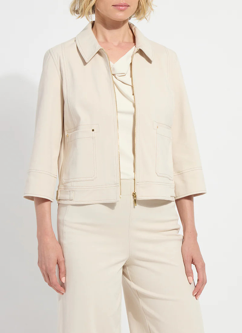 Nylah Detail Crop Jacket | Lysse NY