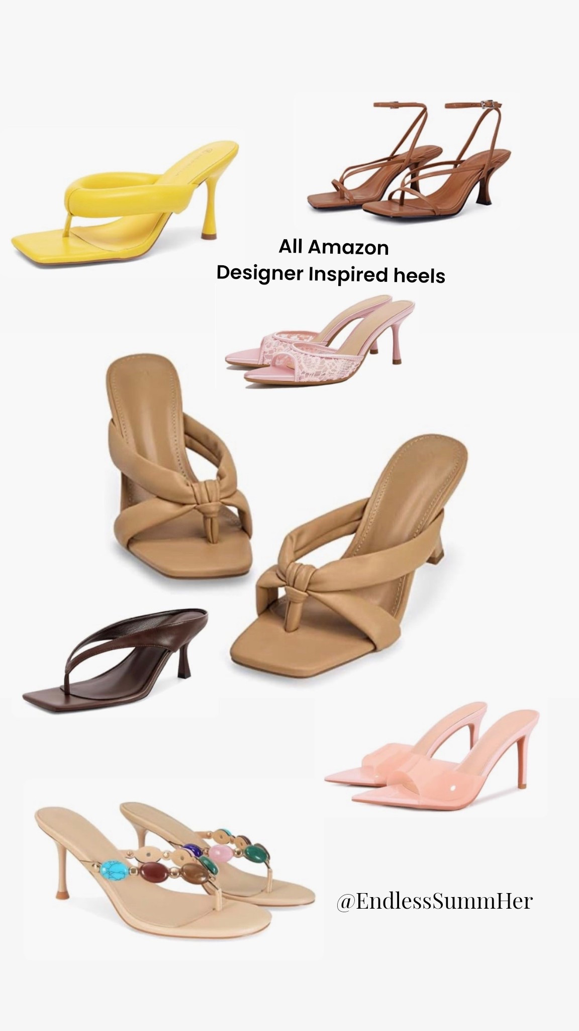I found us the cutest designer inspired heels for spring and summer and they’re all Amazon! 

#LTKSeasonal #LTKootd #LTKWedding