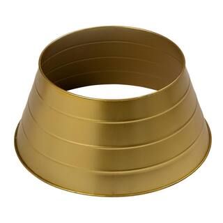 Glitzhome 22 in. Dia Painted Gold Metal Tree Collar 2010600002 | The Home Depot