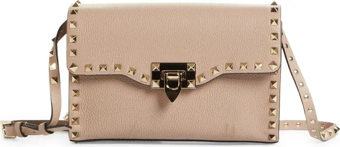 Medium Rockstud Leather Shoulder Bag | Nordstrom