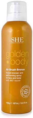OM SHE Aromatherapy Tanning, Gold Body Bronzing Lotion 200ml Vegan Friendly - Cruelty Free - No H... | Amazon (US)
