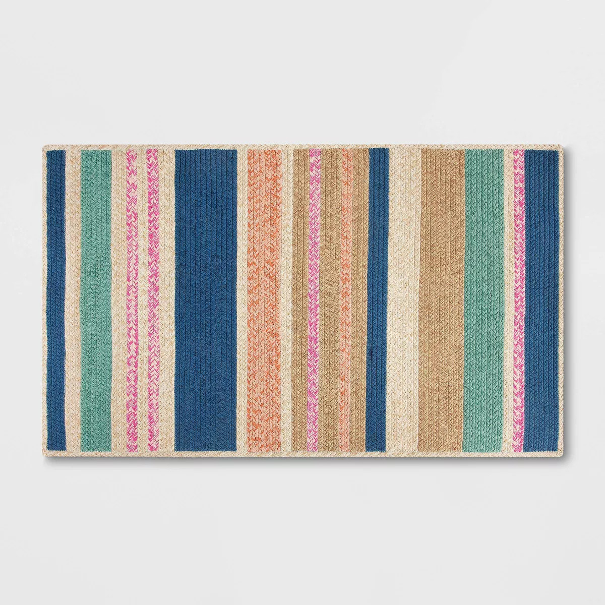 Striped Rectangular Braided Outdoor Rug - Threshold™ | Target