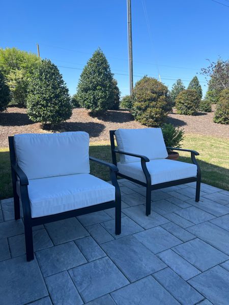 The cutest and largest patio chairs! Super lightweight but look classic 

#LTKSeasonal #LTKhome #LTKfamily